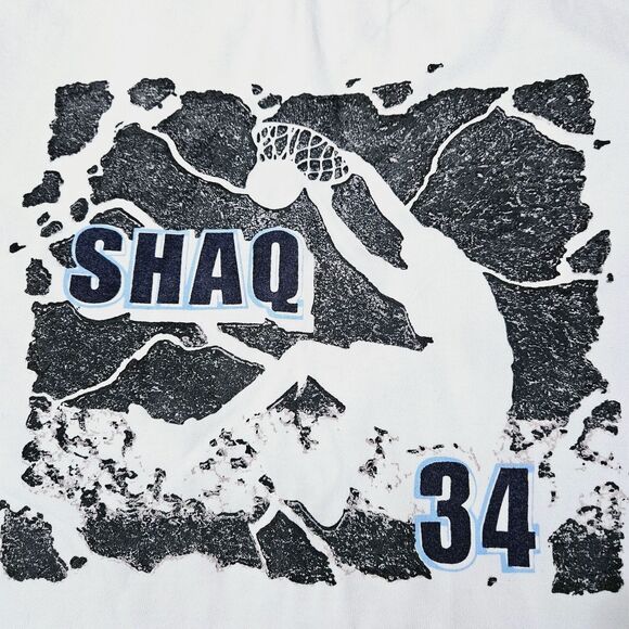 Shaq Boys Graphic T-Shirt White Size Large Polyester Blend Short Sleeve Pullover - Picture 10 of 12